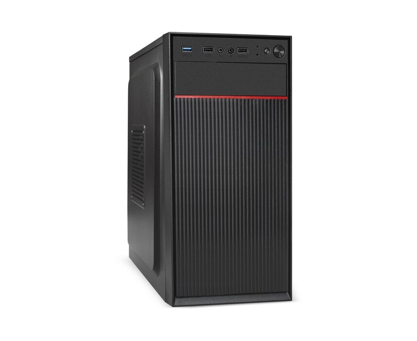 Корпус Exe Gate BAA-113 U-AAA450 EX292355 RUS Minitower (m ATX, БП AAA450 с вент. 8см, 2*USB+1*USB3.0, аудио, черный)