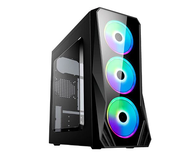 Игровой корпус: De Tech C3148 S USB 3.0 RGB Прозрачная боковая панель