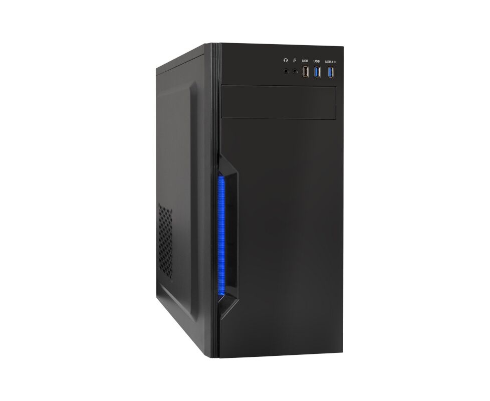 Корпус Exe Gate XP-333 U Black EX283079 RUS ATX, XP500, Black,120mm, 1x USB+2x USB3.0, Audio