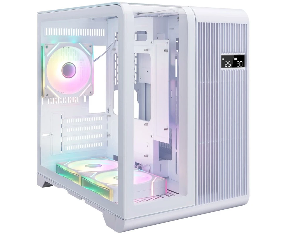 Корпус 1 STPLAYER RT5 ARGB White (RT5-WH-2 FC7 R-W-1 FC7-W) / m ATX / 3x120mm ARGB fans