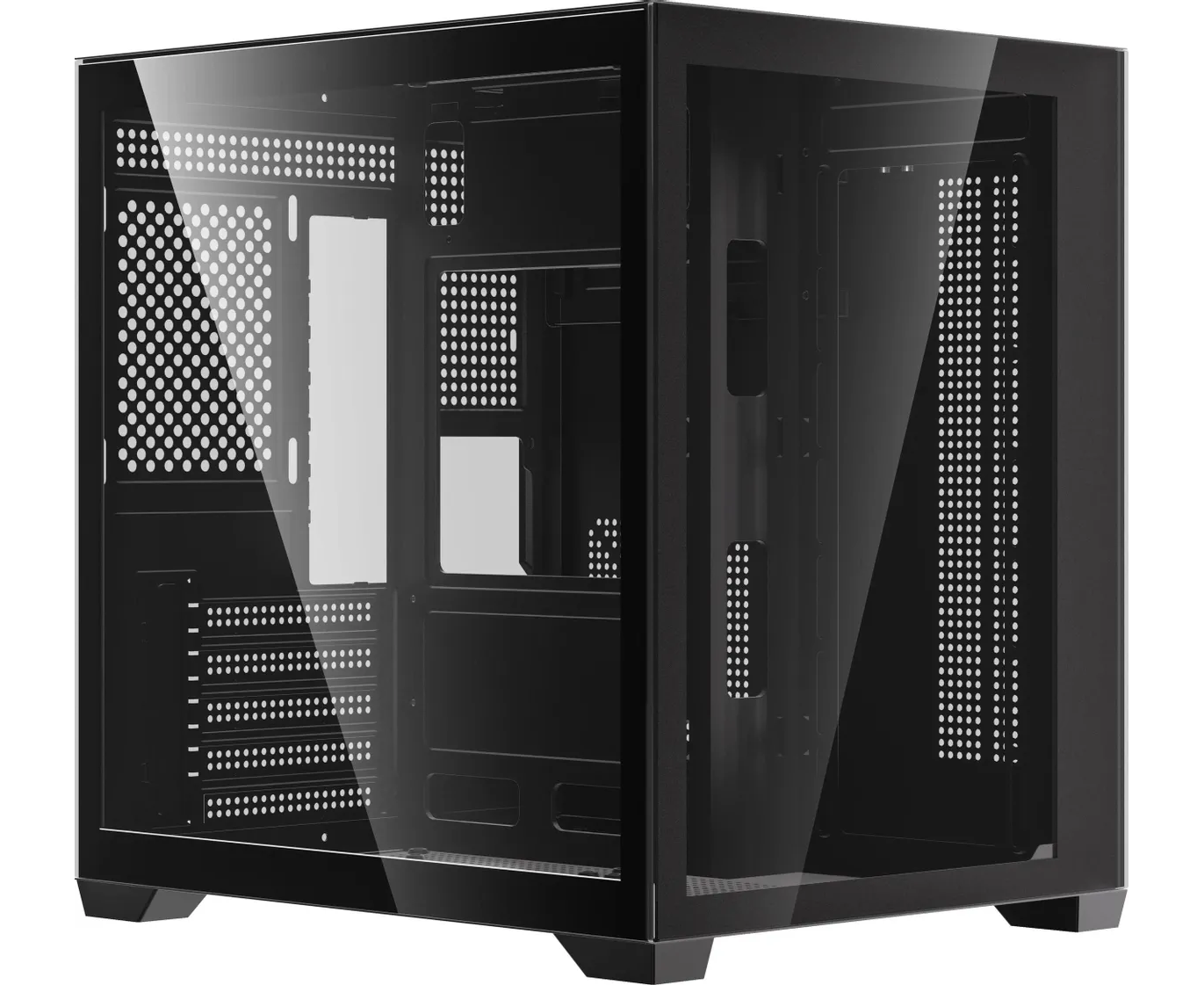 Корпус Accord ACC-ZMS03 B, m ATX, Midi-Tower, без БП, черный