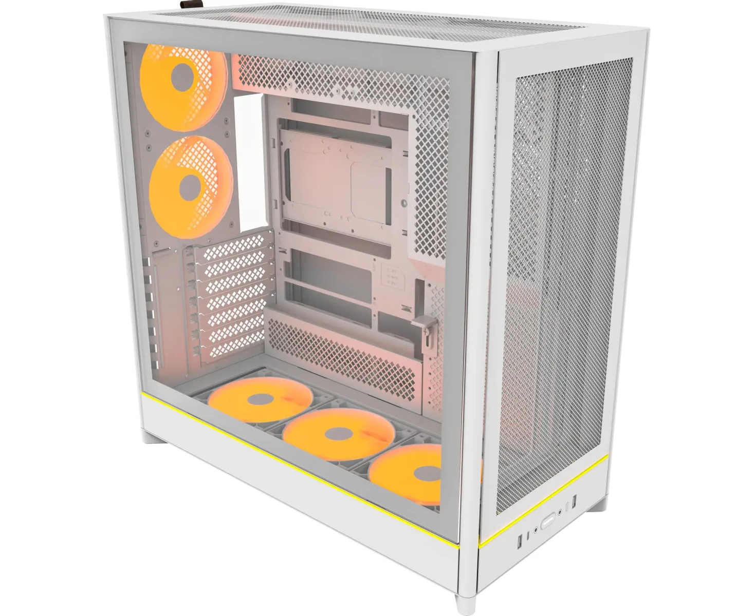 Корпус Montech HS01 Pro White / ATX / 5x120mm ARGB fans hub / HS01 Pro (W)