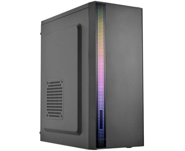 Корпус Eurocase Filum S17 ATX черный, без БП, RGB strip, USB 3.0