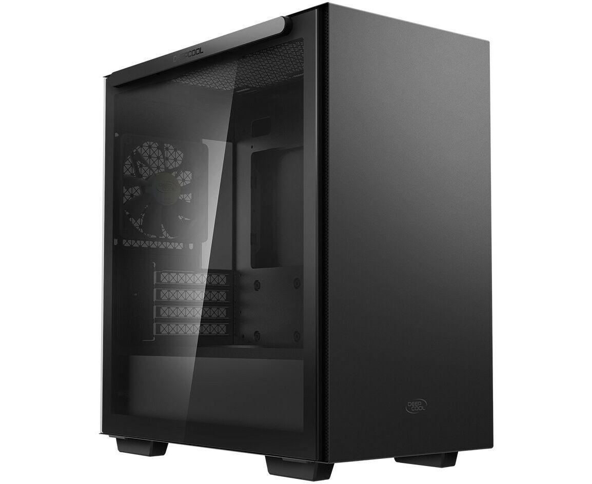 Корпус Deepcool Macube 110 BK (R-MACUBE110-BKNGM1 N-G-1) (714385) Black, m ATX, CPU Height 165mm, VGA max 320mm, USB "3.0 x 2