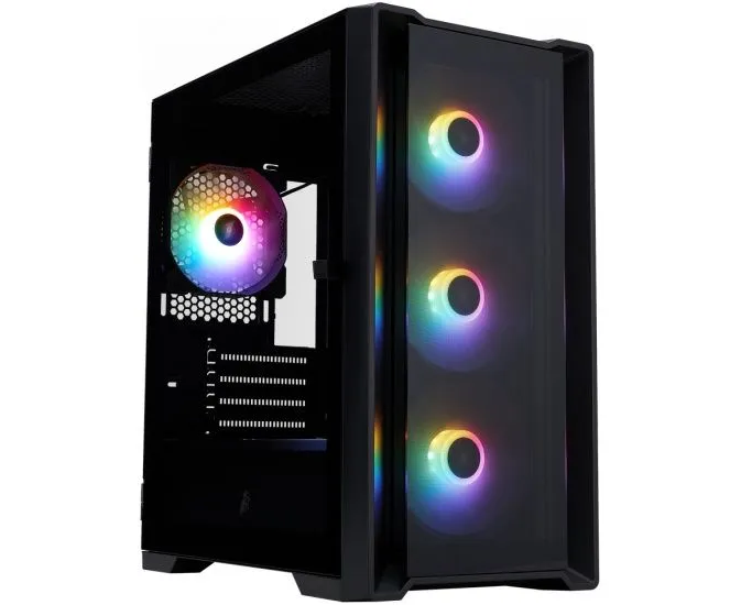Корпус 1 STPLAYER Trilobite T4-G Glass FRGB Black (T4-G-BK-4 F1) / m ATX / 4x120mm FRGB fans