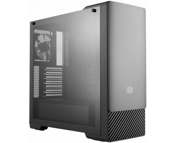 Корпус Cooler Master E500-KGNN-S00 Elite 500, 2x USB3.2, 1x120 Fan, w/o PSU, Black, ODD, Window TG left panel, ATX