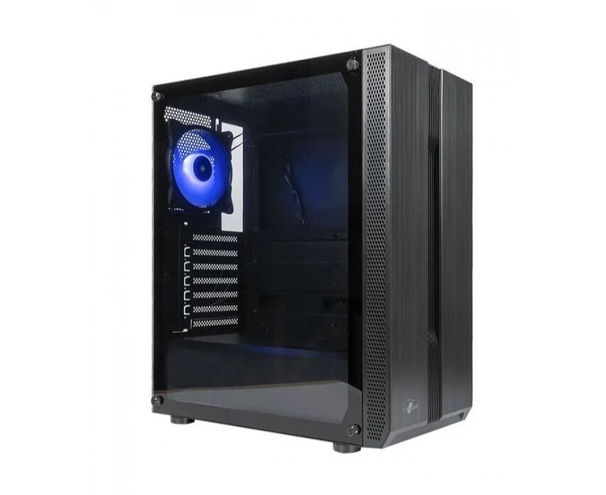 Корпус Eurocase A31 ARGB черный без БП закаленное стекло USB 3.0 ATX