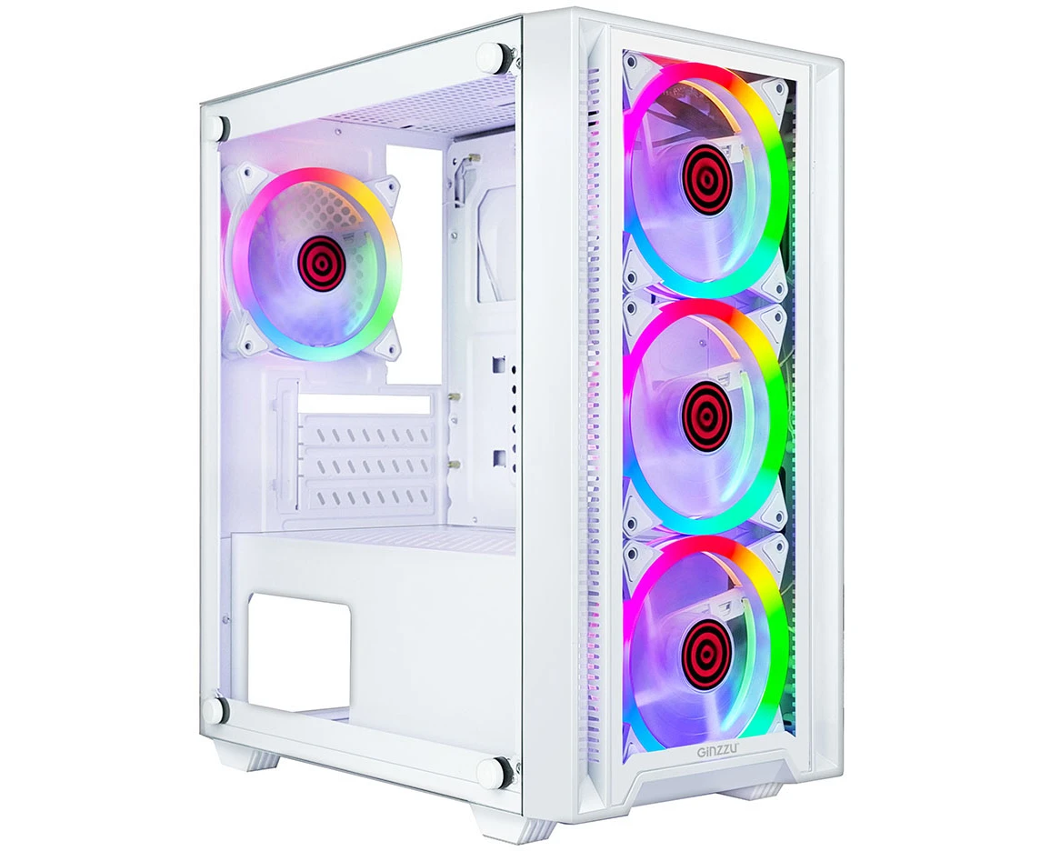 Корпус Ginzzu CL620 m ATX Fan 4*12 FRGB