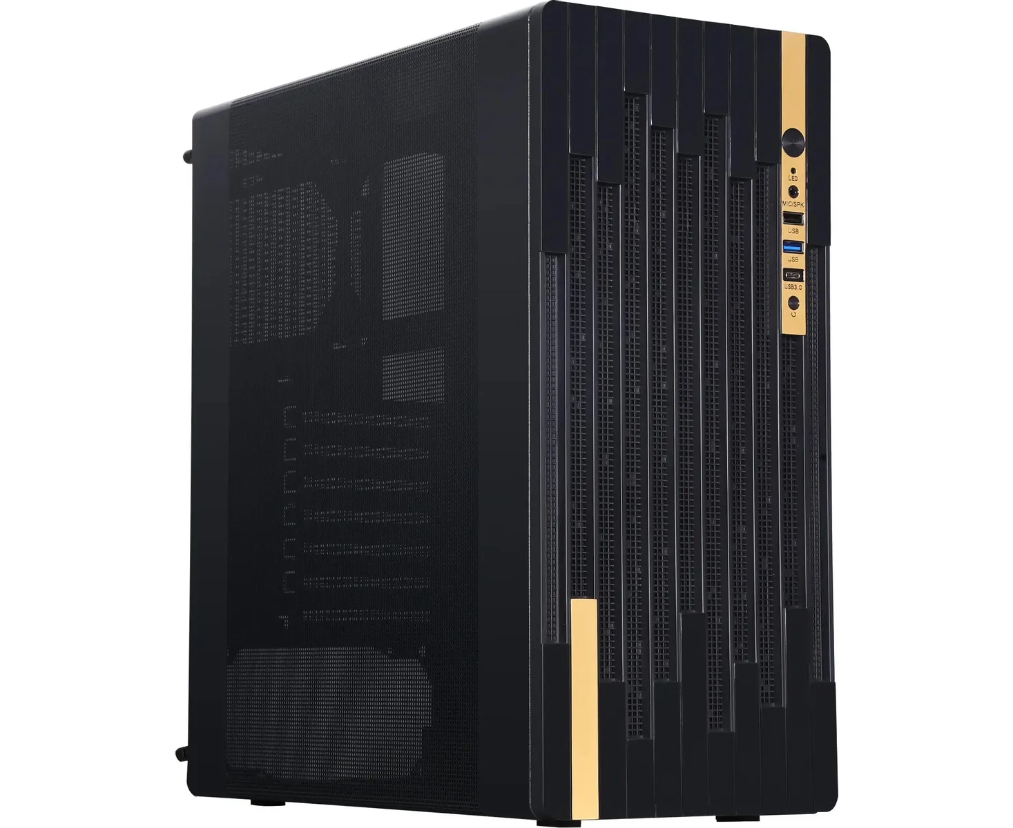 Корпус Accord ACC-188 R2, ATX, Midi-Tower, без БП, черный