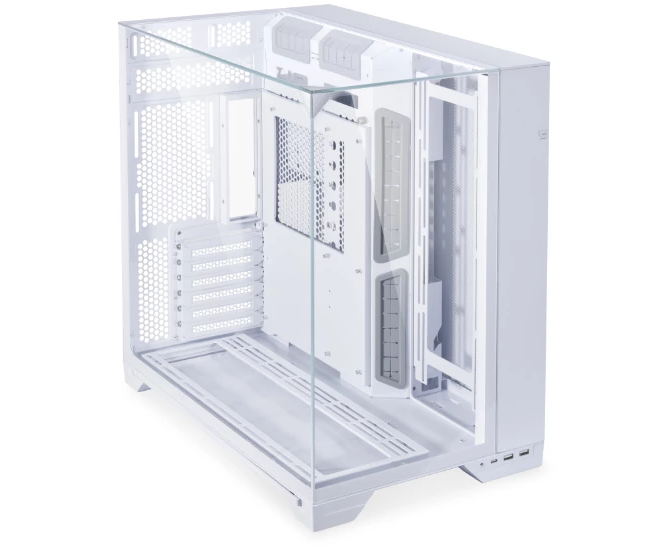 Корпус Lian-Li O11 Vision Compact белый (G99.O11 VPW.R0) без БП ATX 10x120mm 9x140mm 2x USB3.0 audio