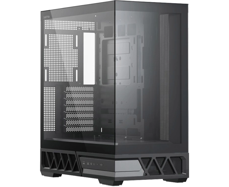 Корпус XASTRA Q700 0 F-UC Black (Q700-0 F-UC) ATX/Aquarium/Screewless/no fans/Type C