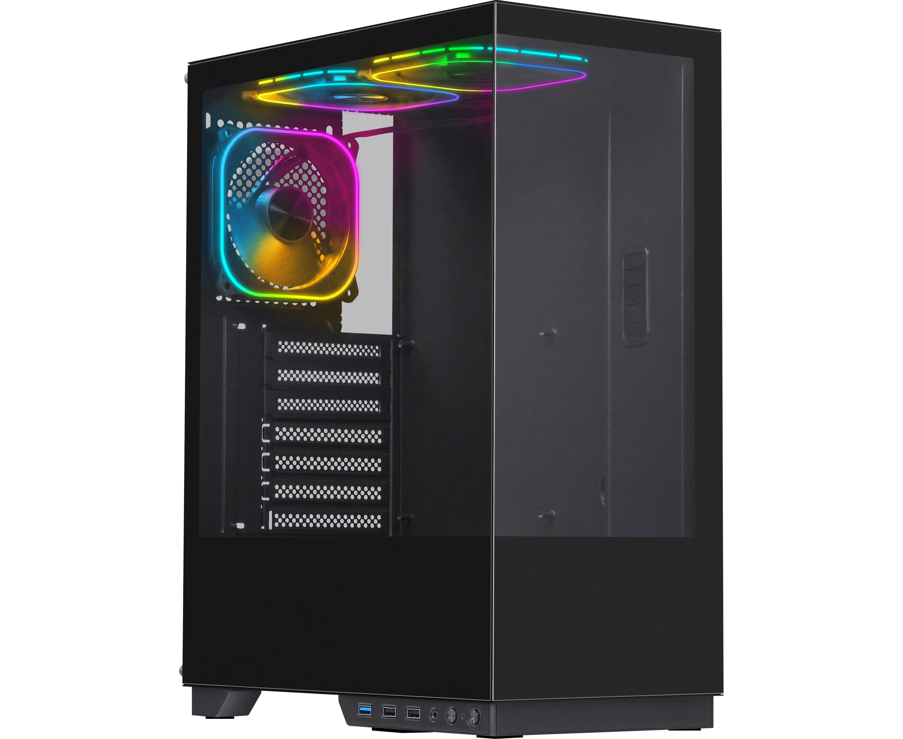 Корпус Defender Hyper Hub (25132) черный, ATX, 3fans, switch M/B Sync