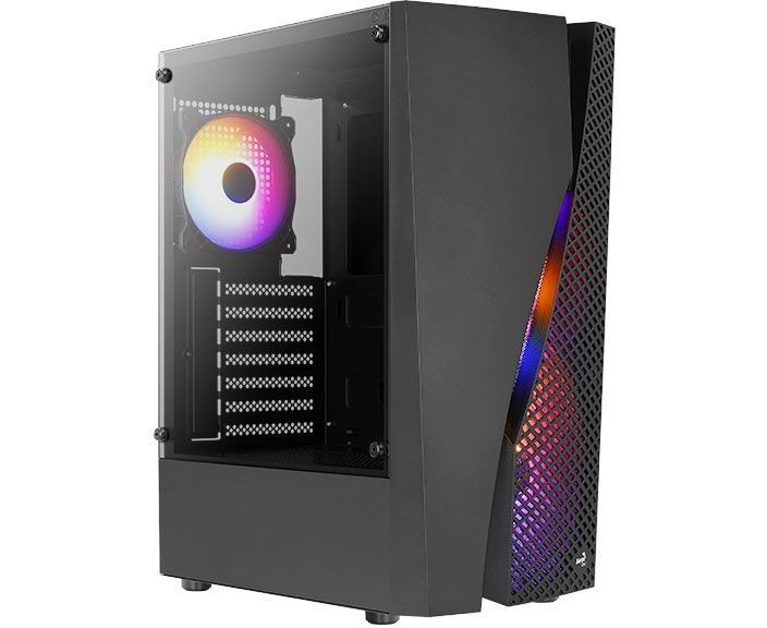 Корпус Aerocool Wave-G-BK-v2 (ACCM-PV35043.11) черный без БП m ATX 3x120mm 1x USB2.0 2x USB3.0 audio
