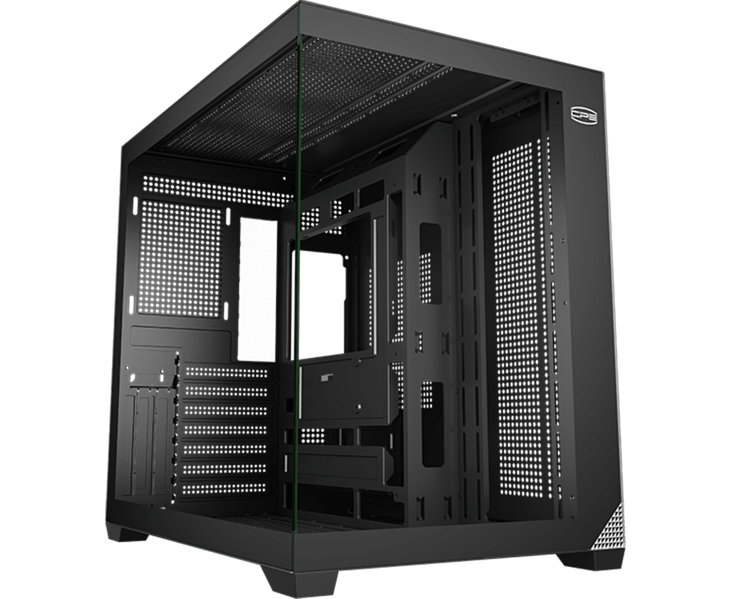 Корпус Pc Cooler C3 T700 BK, без БП Midi-Tower, TG, 4x120mm 1x USB-A 3.0 + 2.0 1x USB-C, ATX, m ITX Black