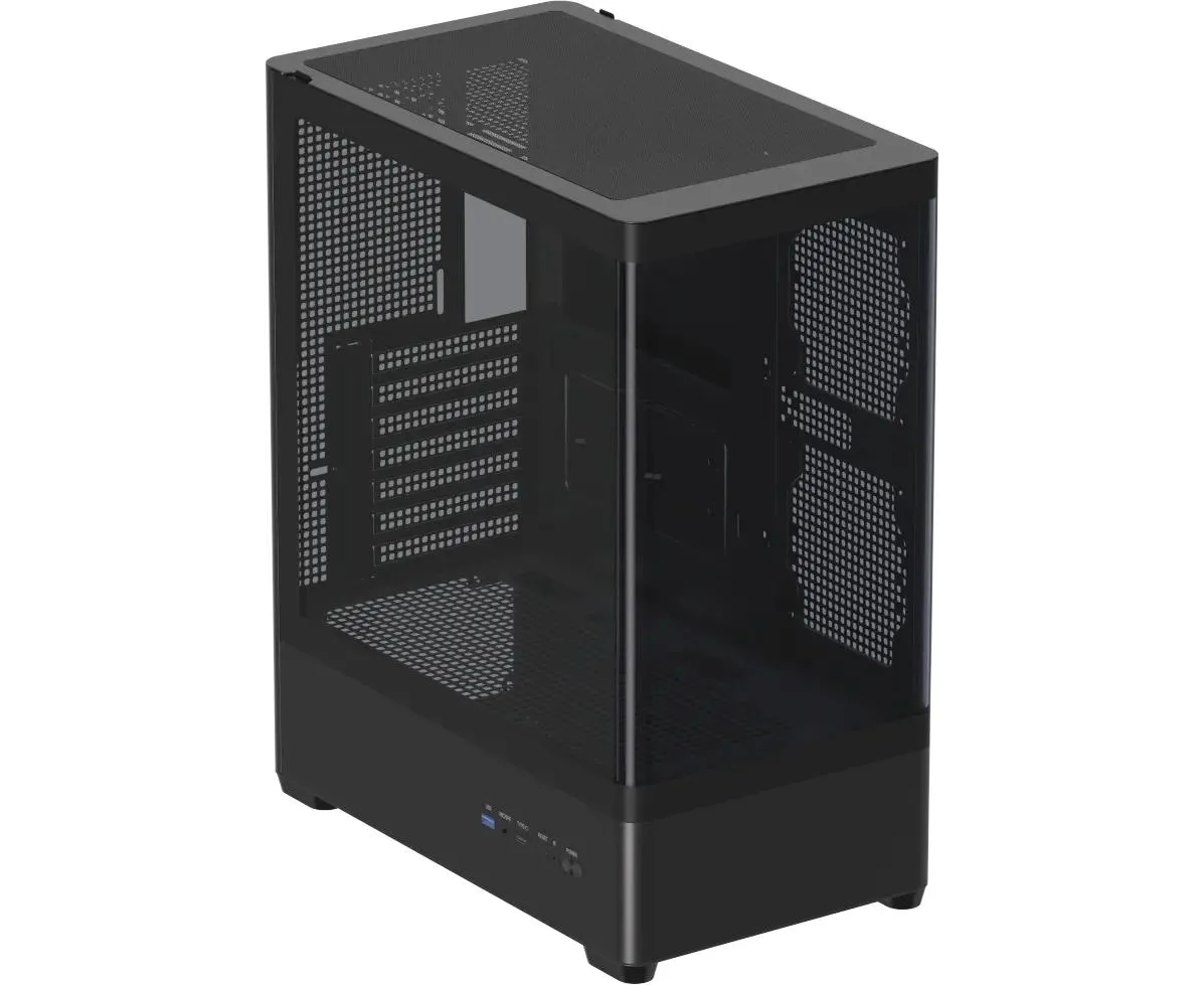 Корпус Accord ACC-R4 A, без БП, ATX, черный