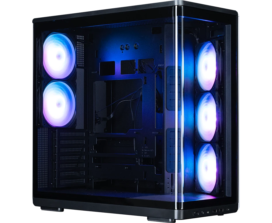 Корпус ZALMAN P60 black Midi Tower (ATX, без БП, 2x USB 3.0+USB Type C, 5x120mm ARGB )