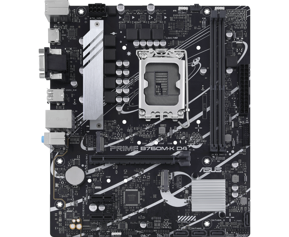 MB s1700 ASUS PRIME B760 M-K D4 Intel B760 90 MB1 DS0-M1 EAY0