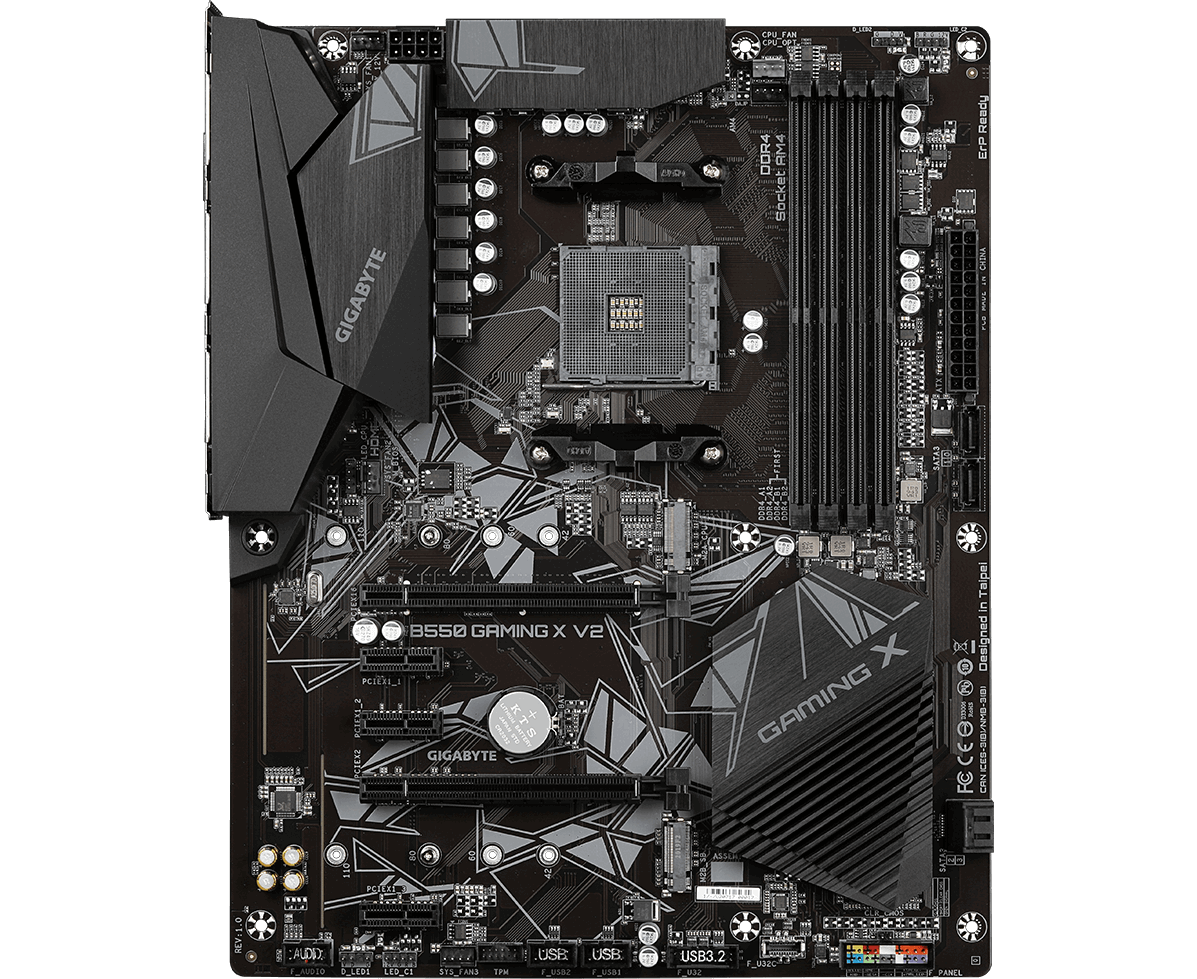 MB s AM4 Gigabyte B550 Gaming X V2, Socket AM4, AMD B550, 4x DDR4-3200, DVI-D+HDMI, 2x PCI-Ex16, 3x PCI-Ex1, 4x SATA3(RAID 0/1/10), 2x M.2, 8 Ch Audio, 1x G Lan