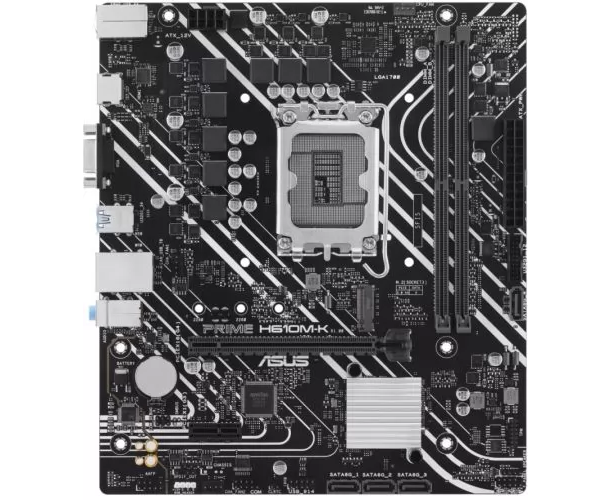 MB s1700 ASUS PRIME H610 M-K m ATX 2x DDR5 PCI Ex16 PCI Ex1 M.2 HDMI VGA GLAN (90 MB1 GA0-M0 EAY0)