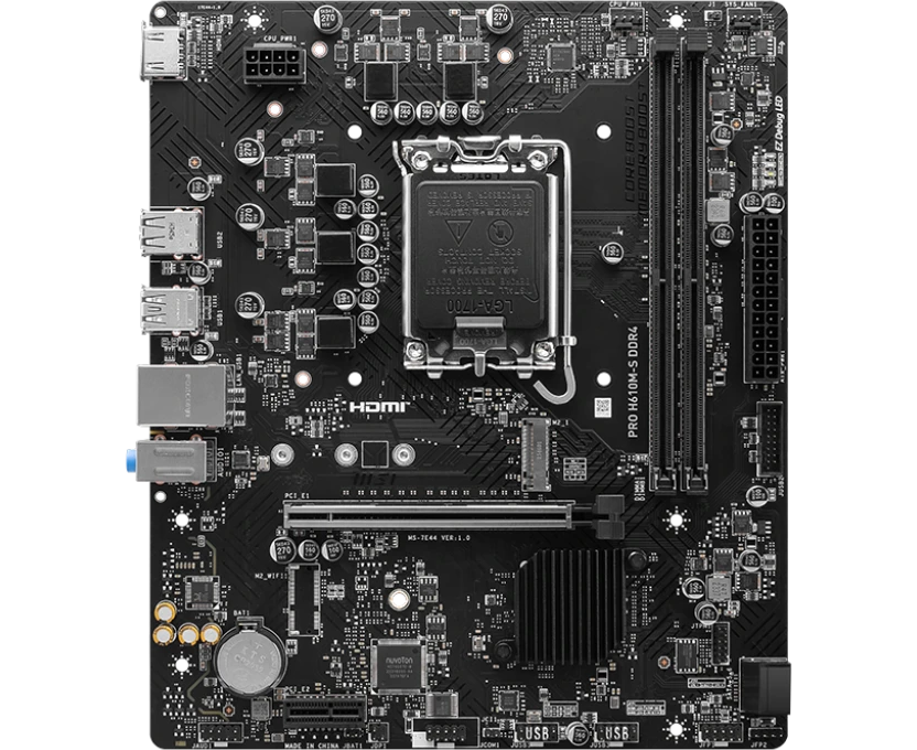 Материнская плата MSI Pro H610 M-S DDR4