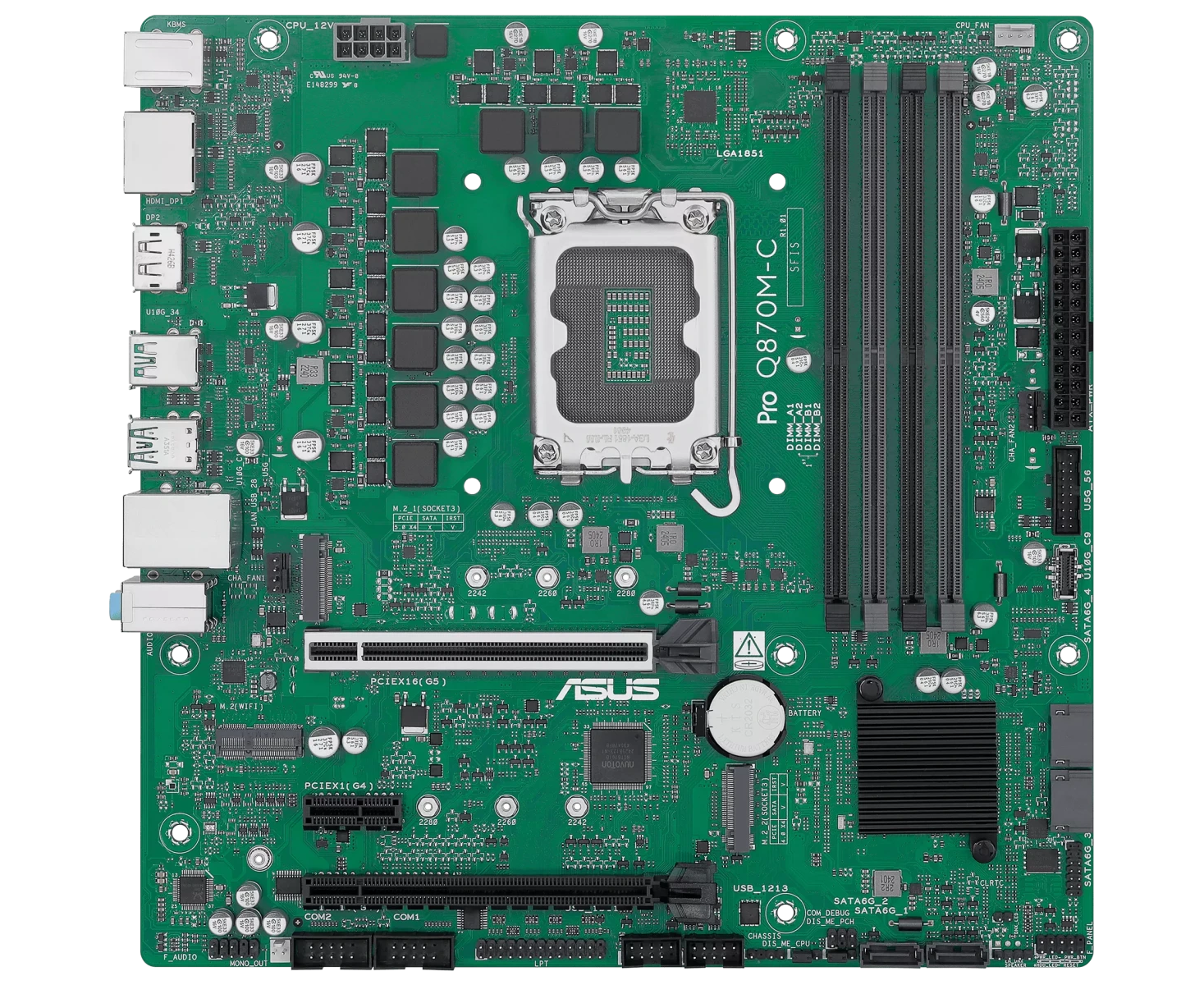 Материнская плата ASUS Pro Q870 M-C-CSM (90 MB1 KEP-M0 EAYC)