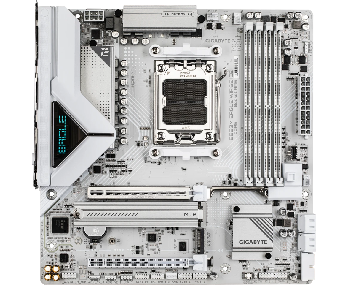 Материнская плата Gigabyte B850 M Eagle Wifi6 E Ice, RTL