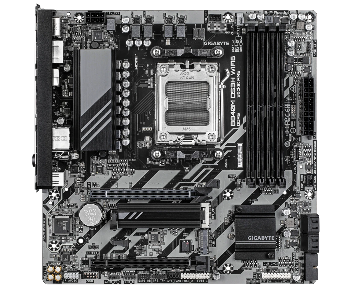 Материнская плата Gigabyte B840 M DS3 H Wifi6