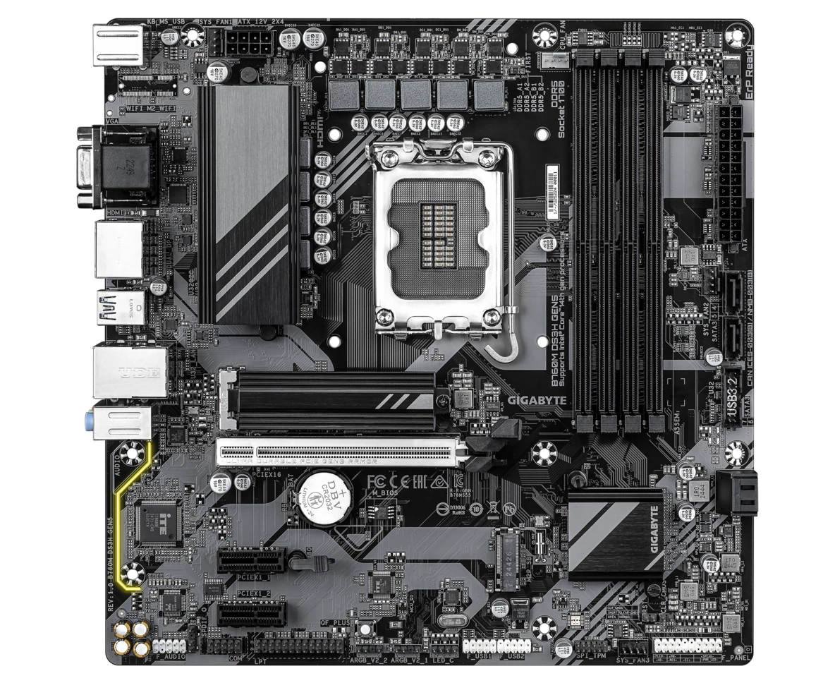Материнская плата GIGABYTE B760 M DS3 H GEN5
