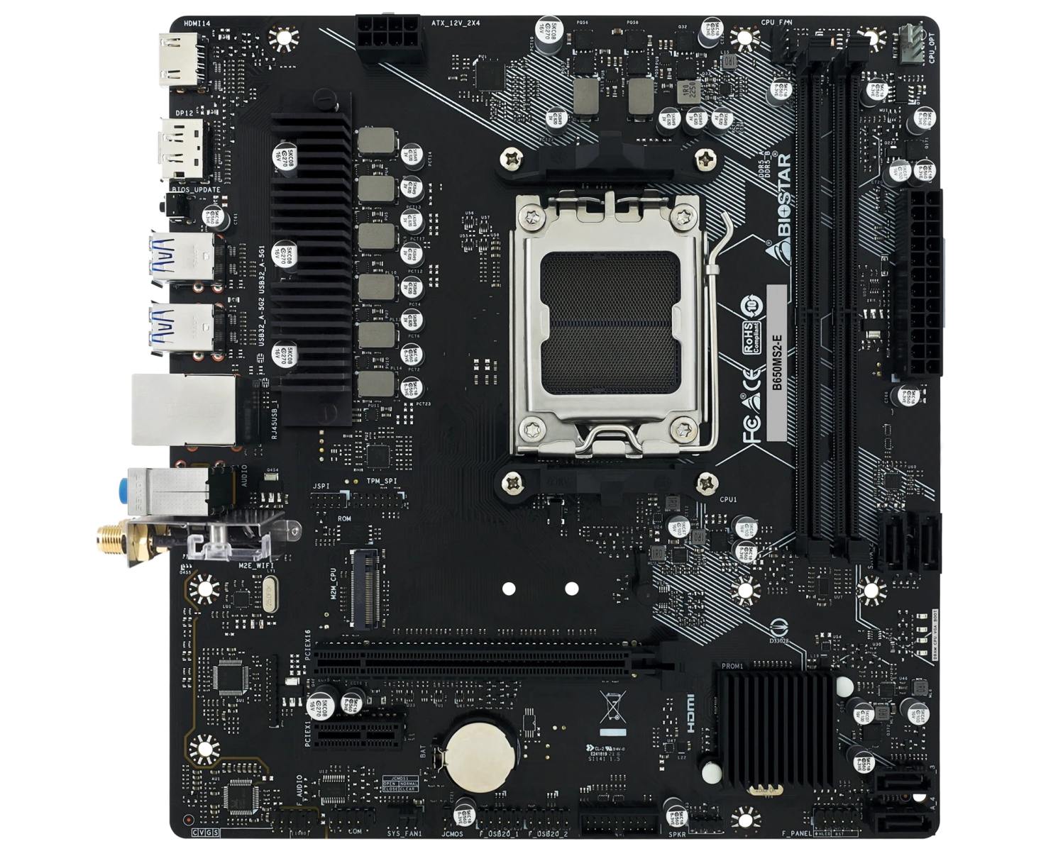 Материнская плата Biostar B650 MS2-E