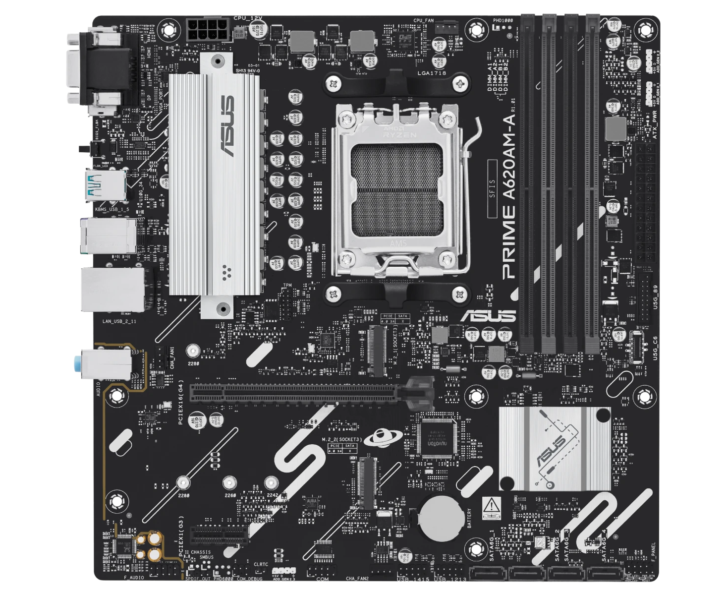 Материнская плата ASUS Prime A620 AM-A-CSM (90 MB1 MY0-M0 EAYC)