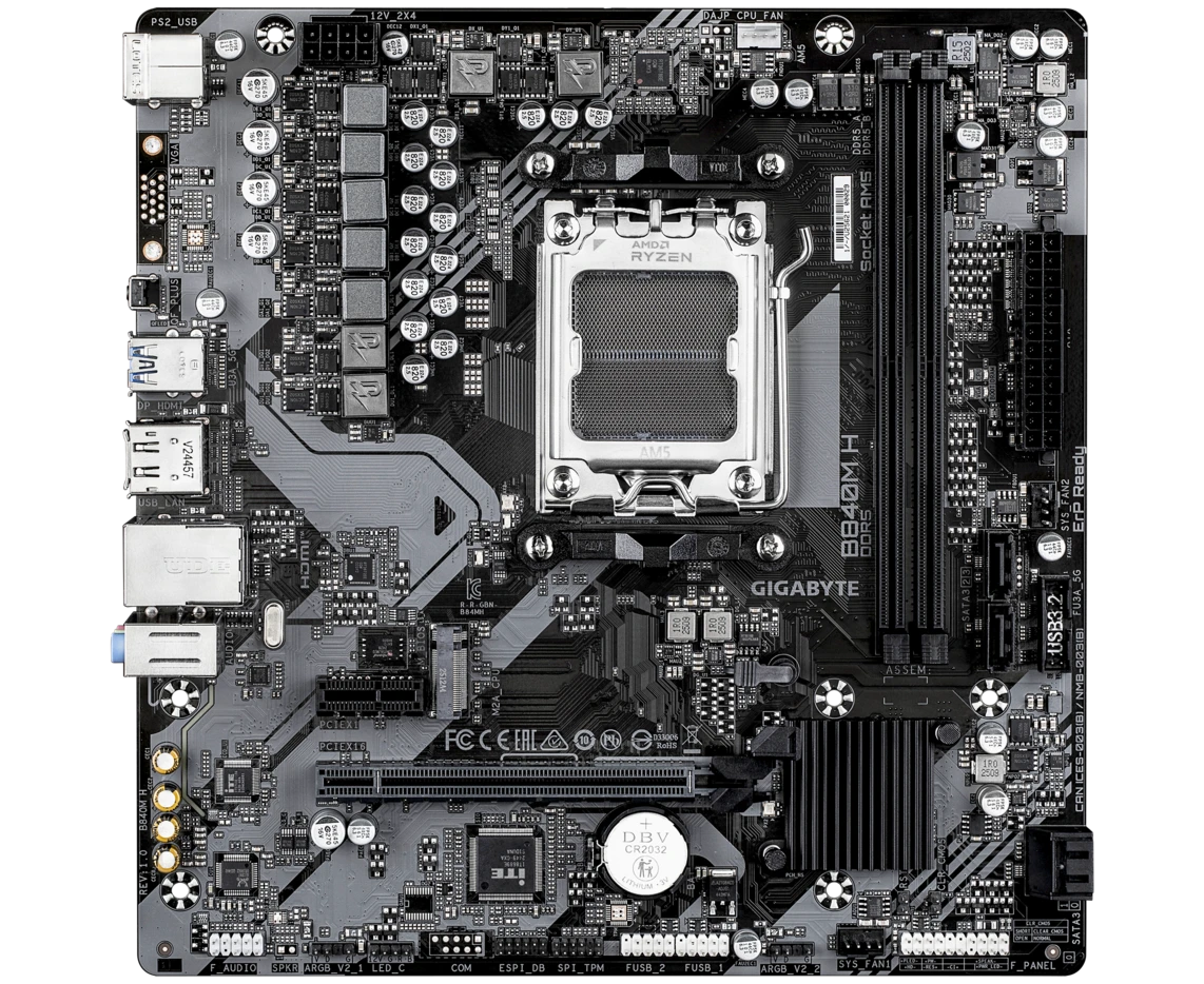 Материнская плата Gigabyte B840 M H, RTL