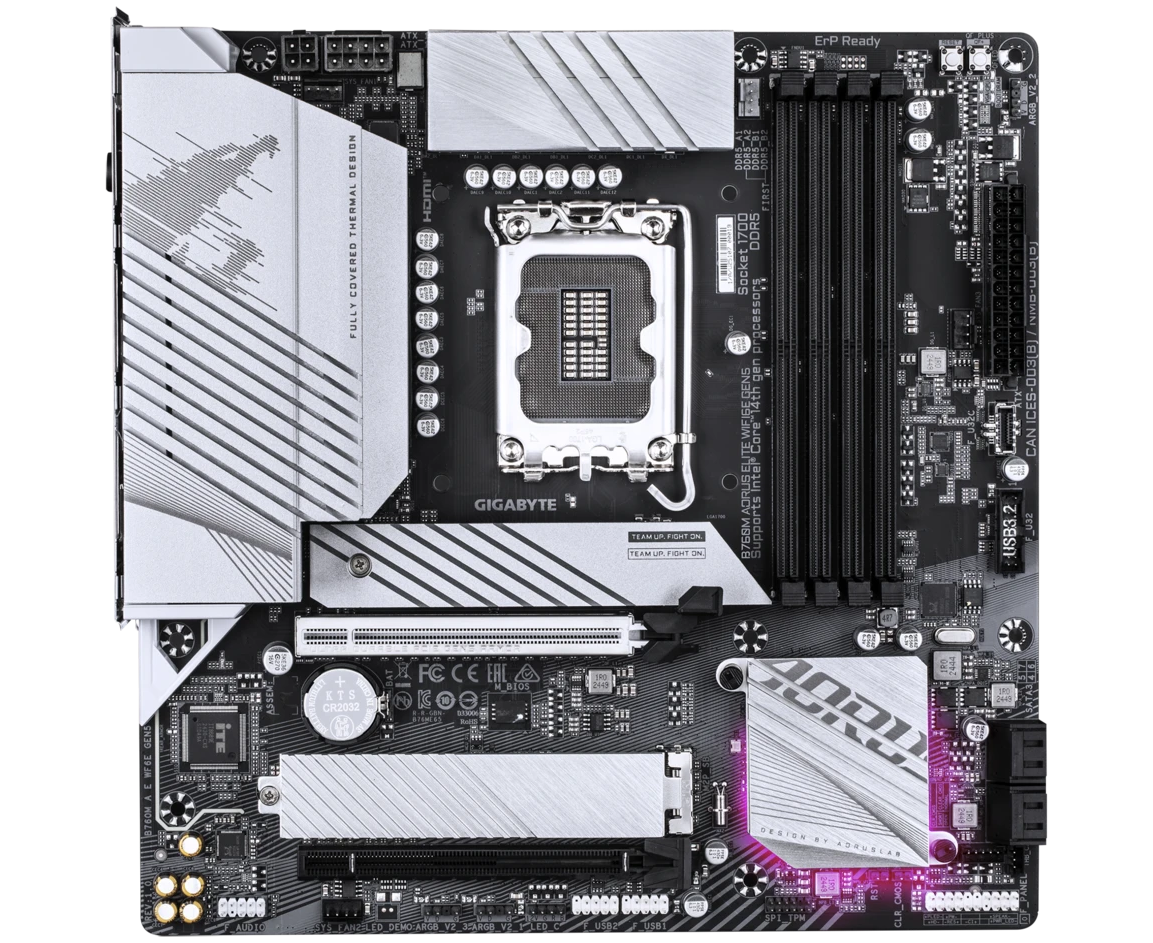 Материнская плата Gigabyte B760 M Aorus Elite Wifi6 E Gen5