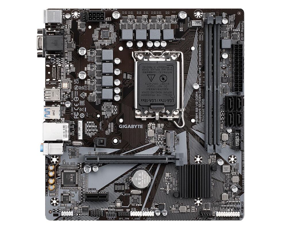 Материнская плата Gigabyte H610 M S2 V2 DDR4