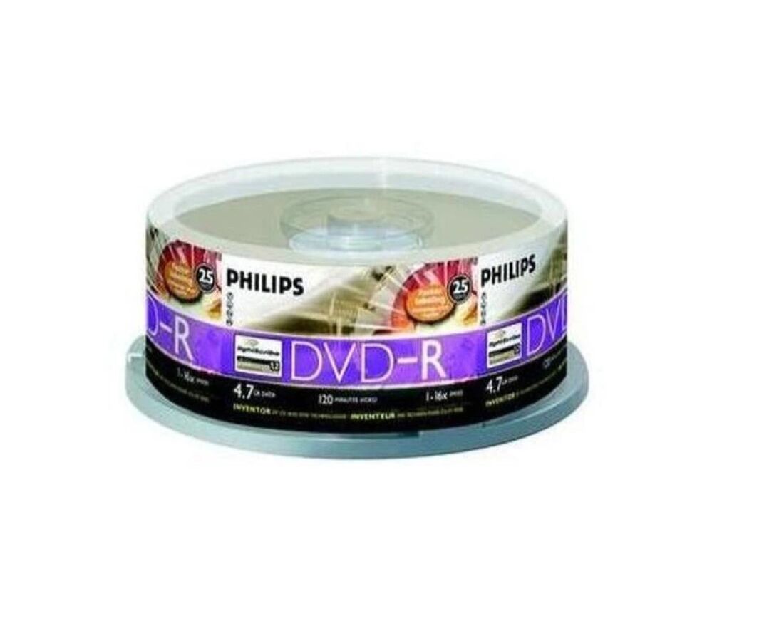 Диск DVD-RW Philips DN4 S4 B25 X/97 4.7 Gb, 4x, Cake Box (25)
