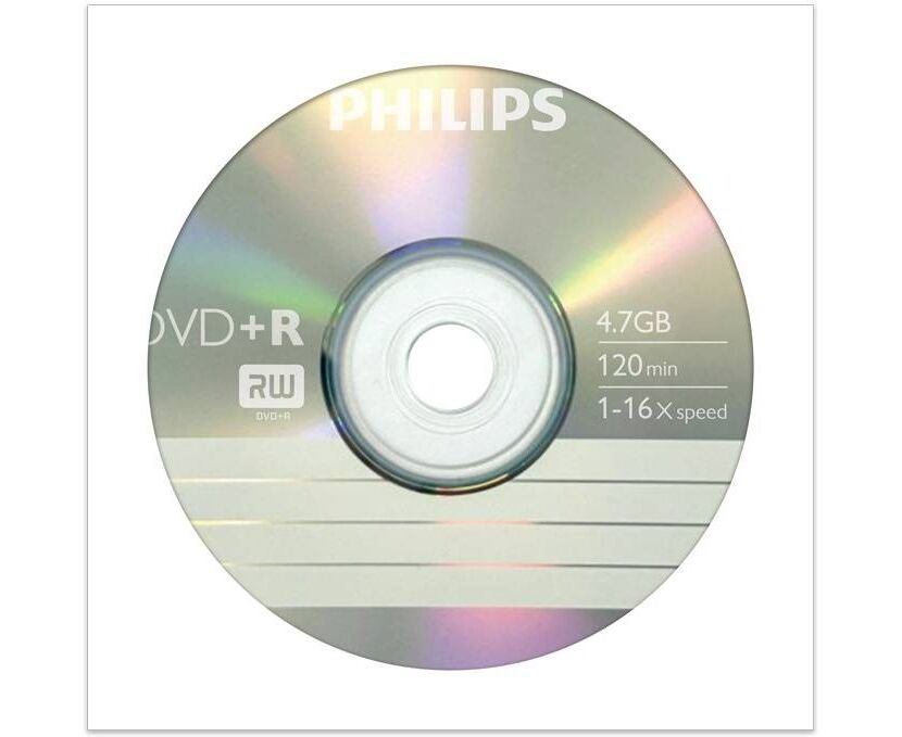 Диск DVD+R Philips DR4 S6 P01 E/97 4.7 Gb