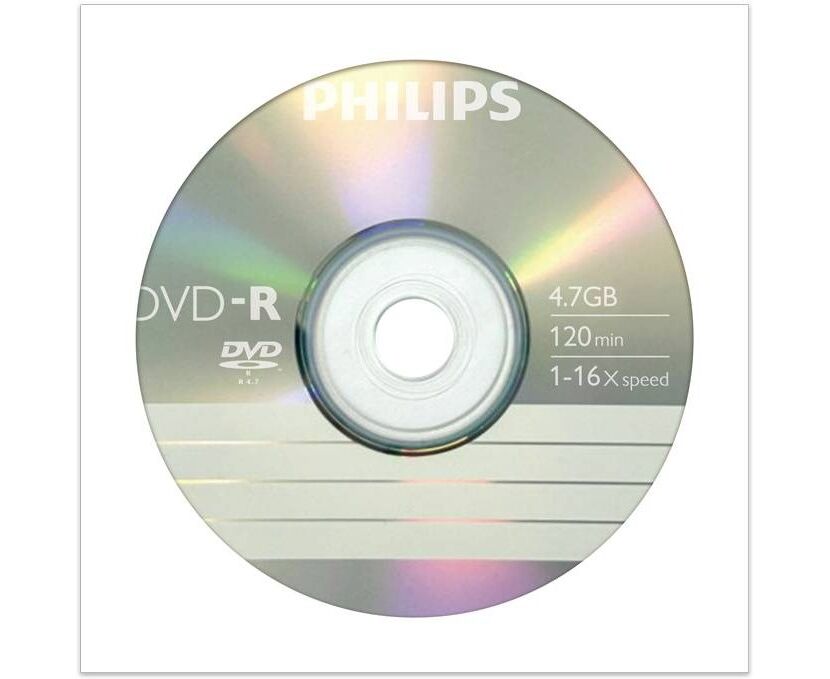 Диск DVD-R Philips DM4 S6 P01 E/97 4.7 Gb
