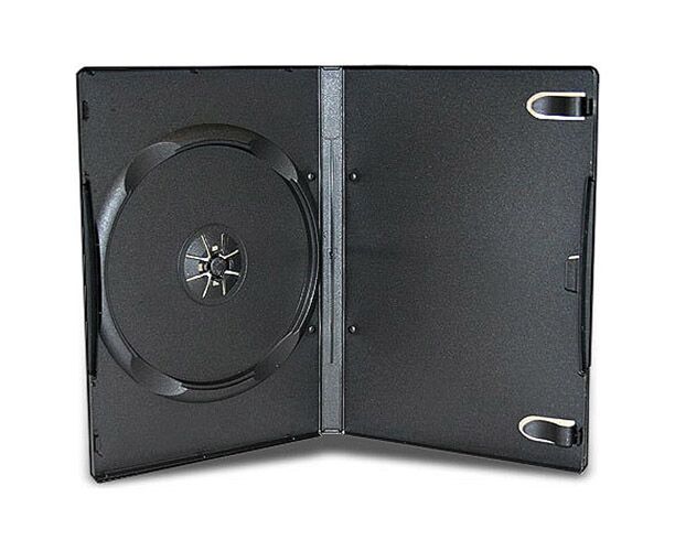 Бокс De Tech для CD/DVD одинарный 5мм черный