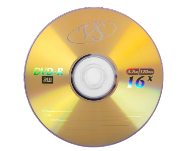 Диск DVD+R VS VSDVDPRK501, 4,7 Гб, 16х, бумажный конверт 5шт