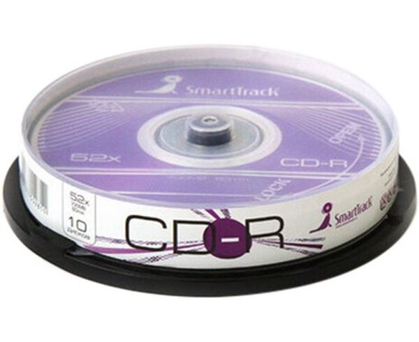 Диск CD-R Smart Track ST000148, 700 Мб 52x Cake Box (упаковка на шпиле) 10шт