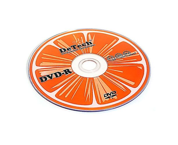 De Tech DVD-R 4.7 GB/120 MIN 16 X (50pcs shrink "Orange")