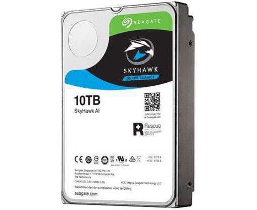 HDD Seagate Sky Hawk Al (ST10000 VE001) 10 TB SATA 6 Гбит/с, 7200 rpm, 256 mb buffer, для видеонаблюдения