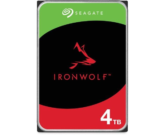 HDD Seagate Ironwolf (ST4000 VN006) 4 TB SATA 6.0 Gb/s, 7200 rpm, 256mb buffer, 3.5",для NAS