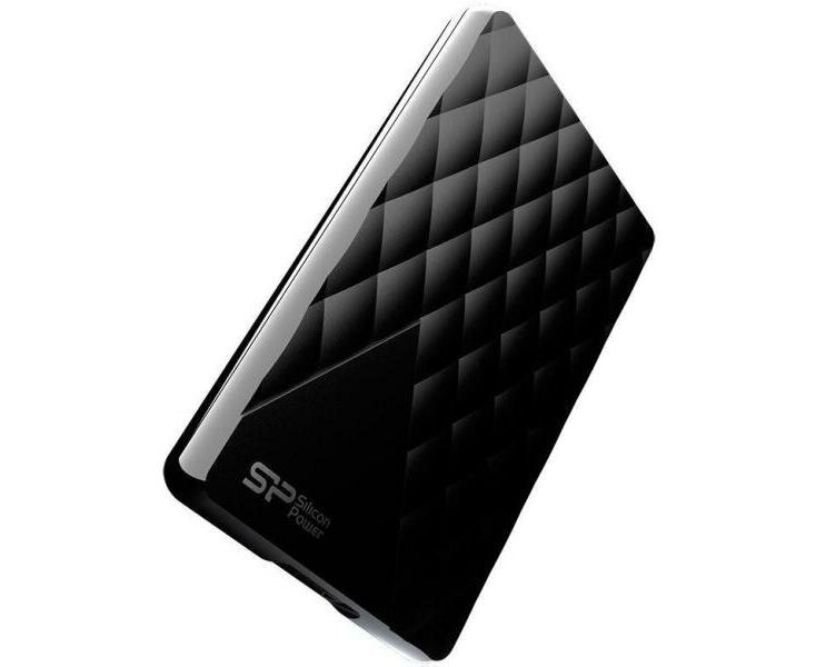 Внешний HDD Siliсon Power 2 TB D06 Diamond чёрный, 2.5", USB 3.0