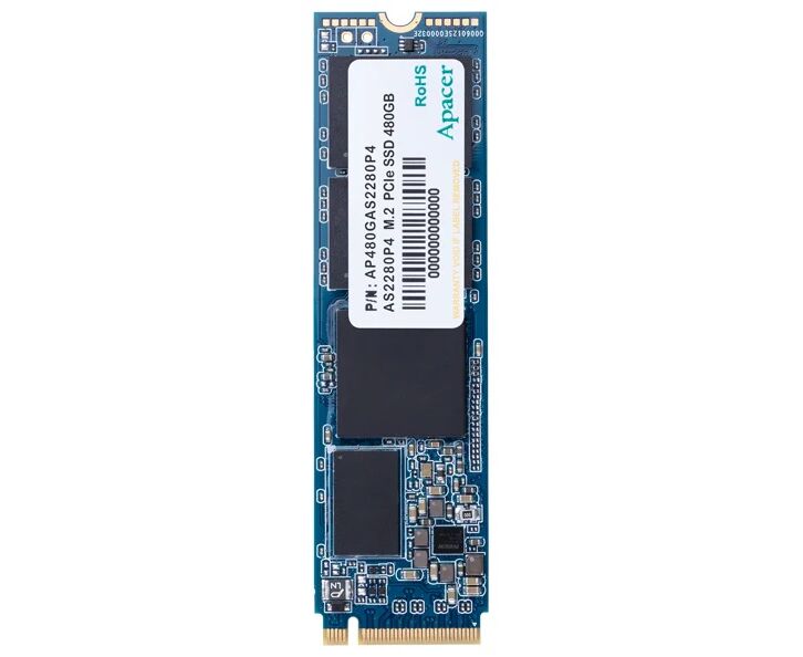 SSD M.2 PCI-E 3.0 256 Gb Apacer AP256 GAS2280 P4-1 AS2280 P4 PCI-E 3.0 x4, up to 1800/1100 M Bs, 3 D TLC, NV Me 1.3, 22х 80mm