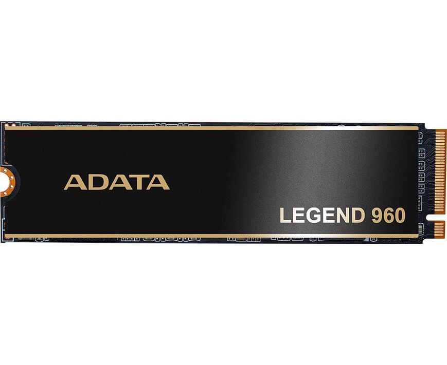 SSD ADATA Legend 960 (ALEG-960-4 TCS) M.2 2280 4 TB PC Ie Gen4x4 with NV Me, 7400/6800, IOPS 700/550 K, MTBF 2 M, 3 D NAN