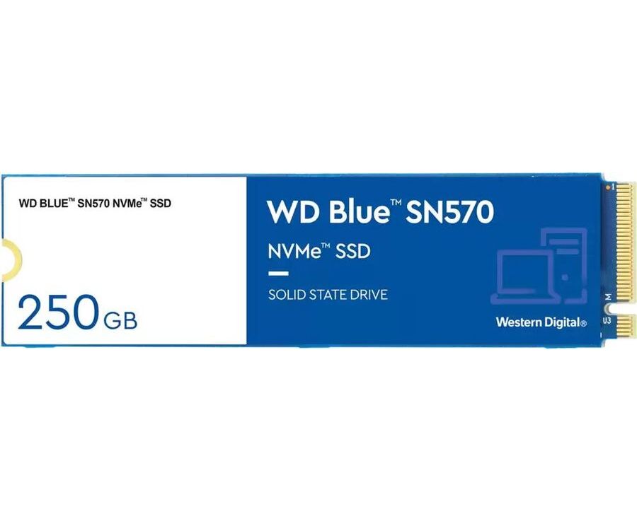 SSD WD SN570 (WDS250 G3 B0 C) Original PCI-E x4 250 Gb Blue M.2 2280