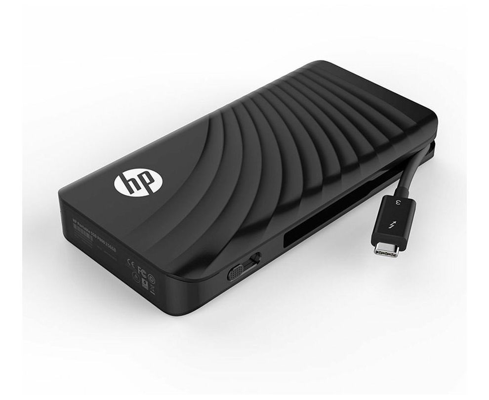 Внешний SSD HP 256 GB P800 Thunderbolt 3, чёрный, 2.5", USB 3.1/USB-C