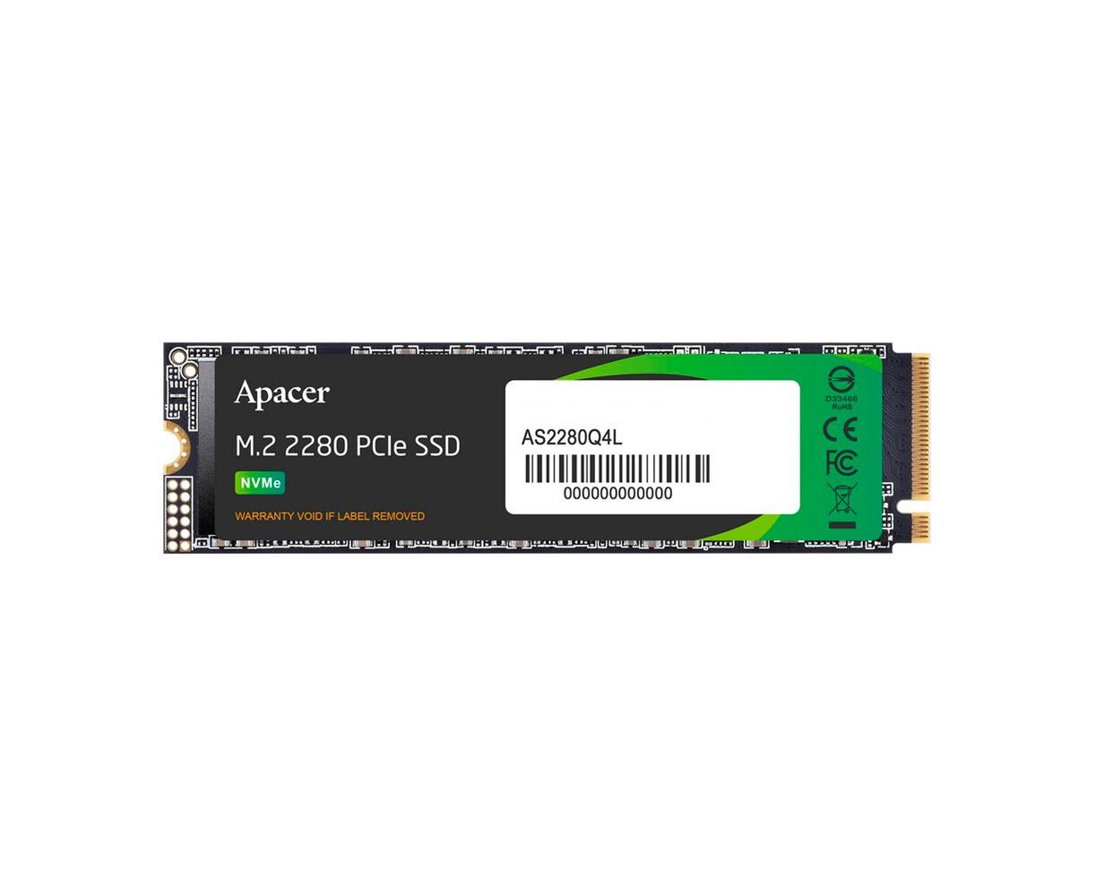 SSD Apacer AS2280 Q4 L (AP1 TBAS2280 Q4 L-1) M.2 2280 1 TB PCI-E 4.0 4x, 3600/3000, 3 D Nand
