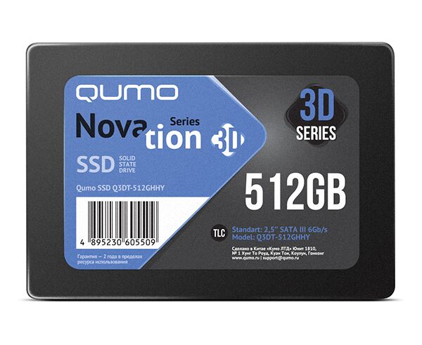 SSD QUMO QM Novation Q3 DT-512 GHHY 512 GB SATA3.0