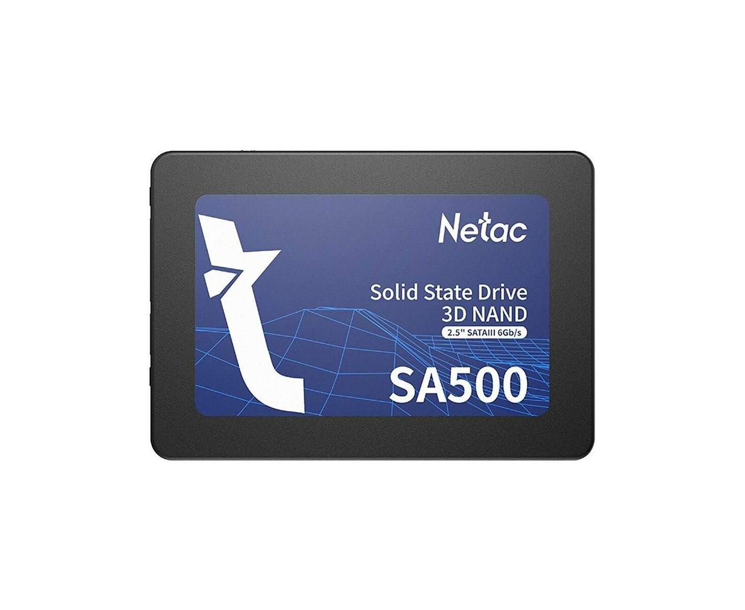 Внутренний SSD Netac 512 GB SA500, SATA-III, R/W - 520/450 MB/s, 2.5", 3 D NAND